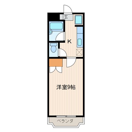 いこいの広場駅 徒歩13分 1階の物件間取画像